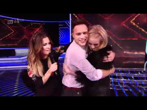 Kitty Brucknell gets an emotional hug from Lady Gaga