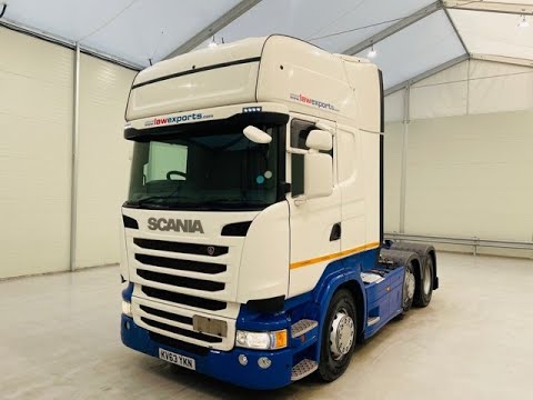 KV63 YKN - Scania R440 Midlift Topline Tractor Unit PDE | Law Truck Centre UK