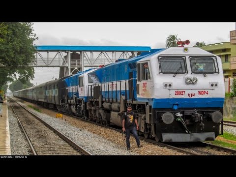 WIDE CAB WDP4 twins mad acceleration  : Indian Railways