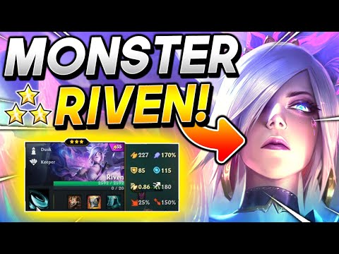 RIVEN ⭐⭐⭐ MONSTER *15K NUKES*  - TFT SET 4 Teamfight Tactics FATES I Guide Best Comps Build Strategy