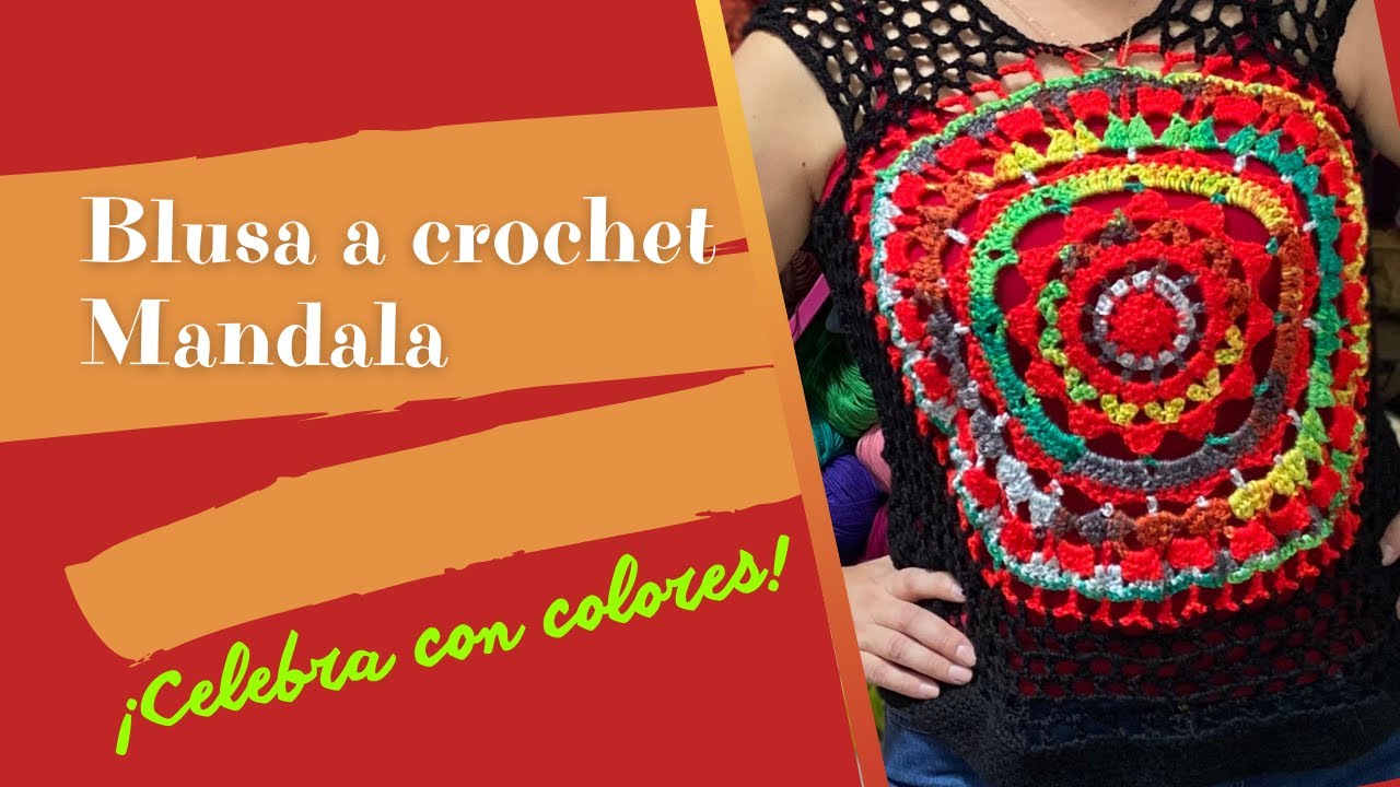 Watch Como hacer una blusa a crochet de mandala - ¡Muy colorida! ¡Viva México! Now Como hacer una blusa a crochet de mandala - ¡Muy colorida! ¡Viva México!