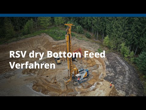 Baugrundverbesserung mit Rüttelstopfverdichtung (RSV) dry Bottom Feed | BAUER Maschinen GmbH