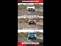 I20 N Line Vs Toyota Glanza Vs Tata Altroz Corneringtest Shorts