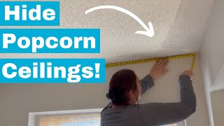 The genius NEW way people are hiding their popcorn ceilings