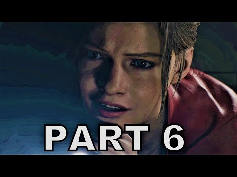 RESIDENT EVIL 2 REMAKE Walkthrough Part 6 - MR X (RE2 Claire Story)