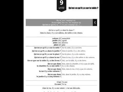 French Français designed with Direct Method Livre 1 Unite 9 PL