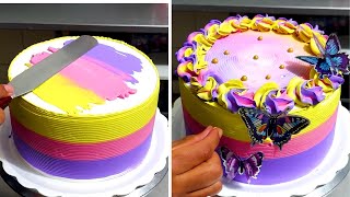 tutorial de decoracion de pasteles  para principiantes ||torta para niña