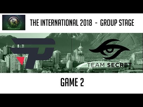 paiN Gaming vs Team Secret (Game 2) | The International 2018: Group Stage