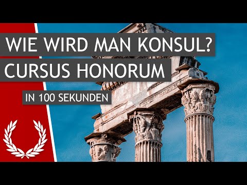 Wie wird man Konsul? Der Cursus Honorum in 100 Sekunden