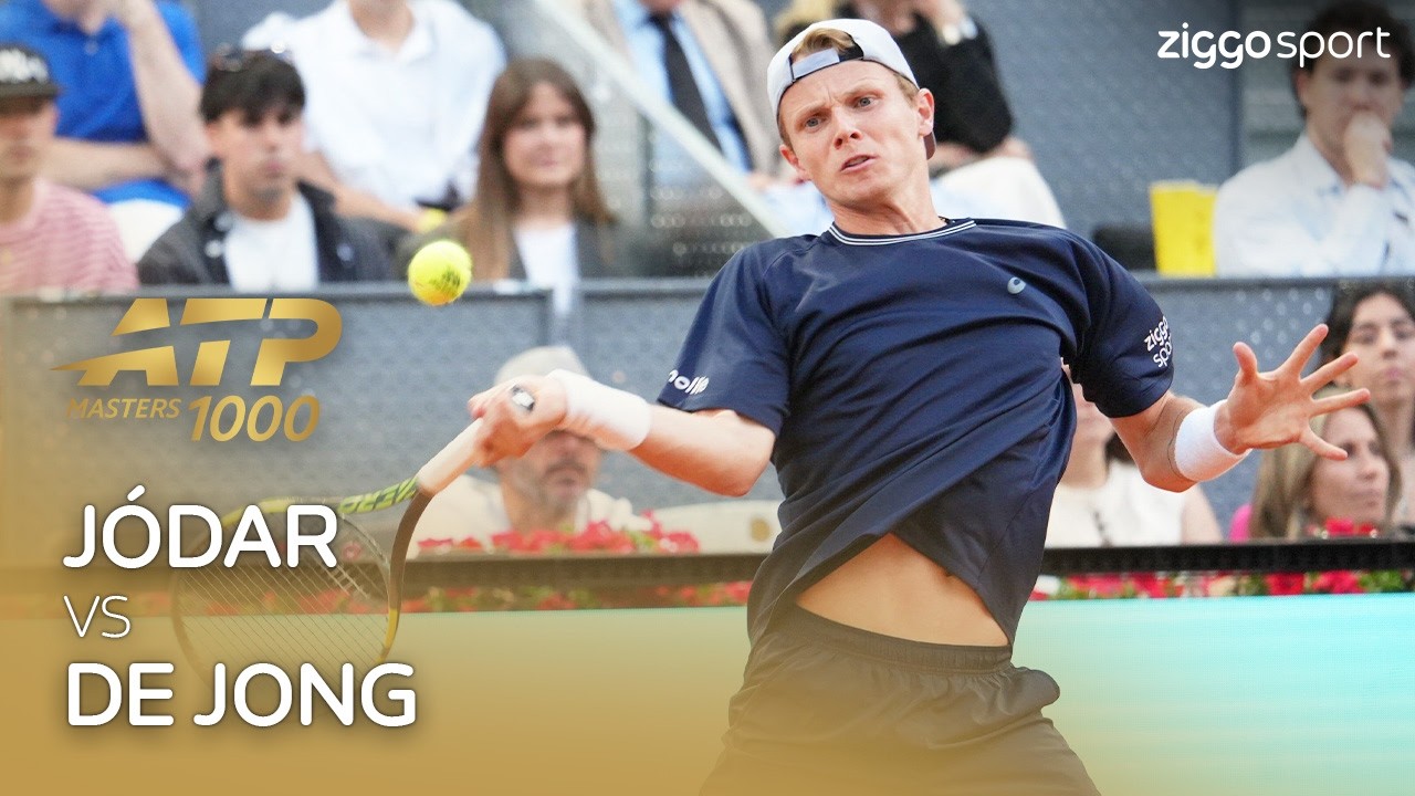 HEERLIJKE THRILLER TUSSEN DE JONG EN SPAANS TALENT!! 🤩🎾 | Jódar - De Jong | ATP 1000 Madrid 2026