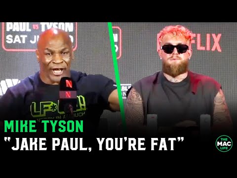 Mike Tyson on Jake Paul: "I started Jake off, and I’m going to finish him" | Press Conference