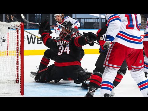 Mrazek robs Howden with the glove