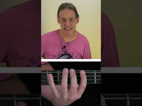 Beste Lage & bester Fingersatz auf dem E-Bass #shorts