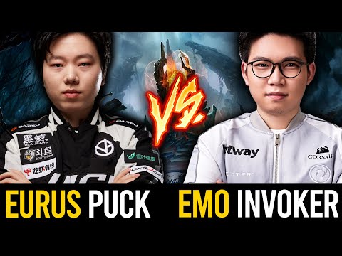 EPIC MID BATTLE!! RANK 5 EMO INVOKER vs RANK 3 EURUS "PAPARAZI" PUCK SMURF | Dota 2 Invoker