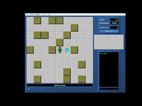 CCLP1 level 33 solution - 956 seconds