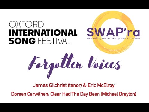 Doreen Carwithen: Clear Had The Day Been | Women Composers in Song - SWAP'ra - Forgotten Voices