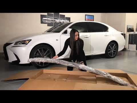 Nia Auto Design Front Lip Install! GS350 LADY DRIVEN