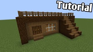 Minecraft: How To Build a Small Modern House Tutorial (Easy)
