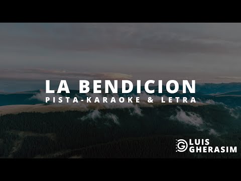 La Bendición/The Blessing || Pista-Karaoke & letra en A (Elevation Worship)