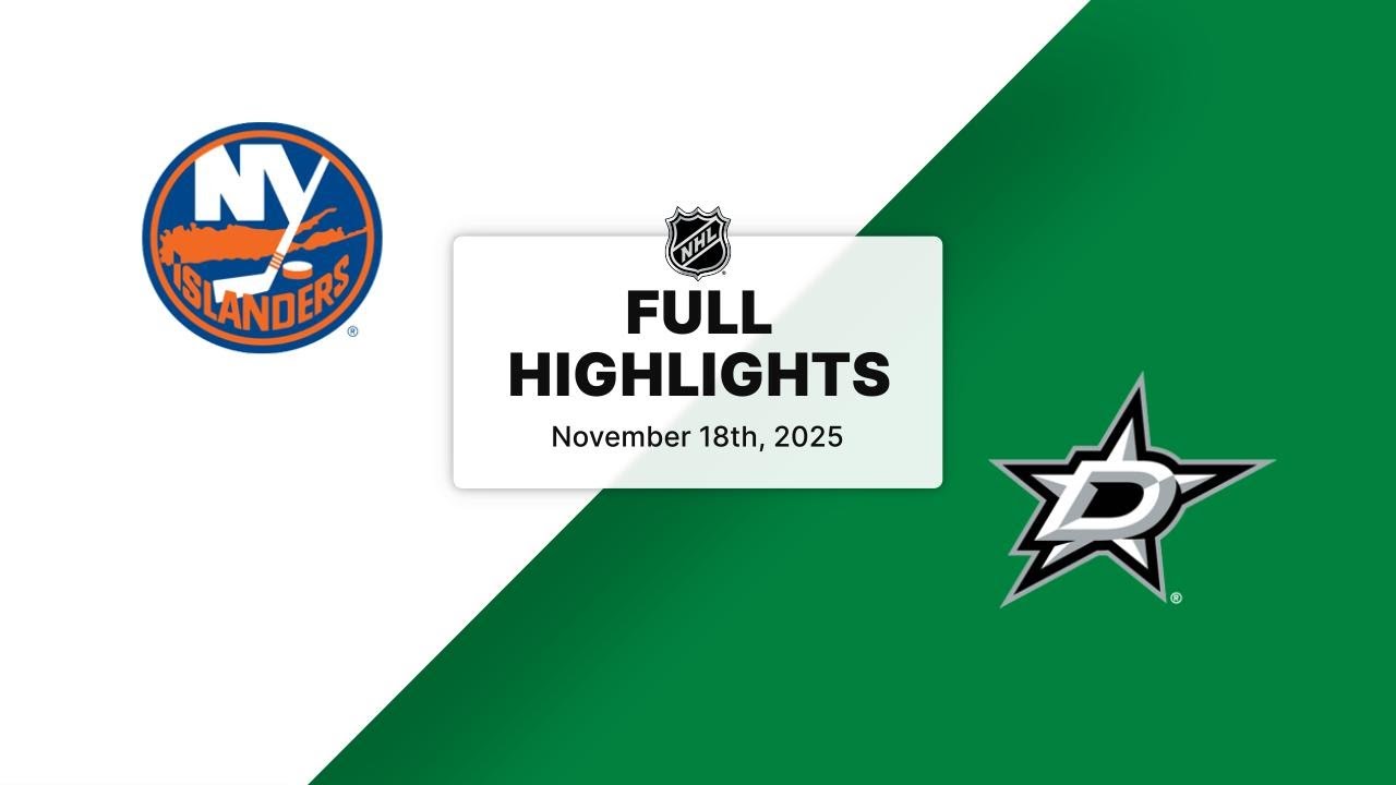 NHL Highlights | Islanders vs. Stars | November 18, 2025