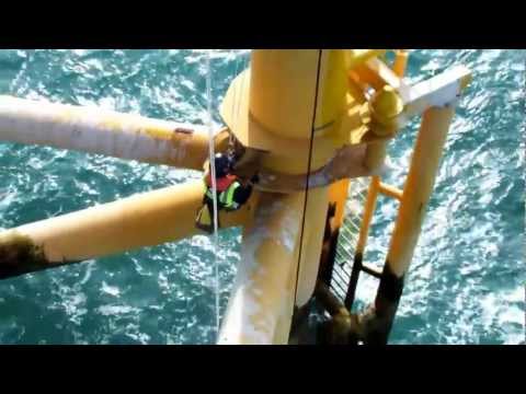 1717 sca rope access offshore windfarm paint inspection.MOV