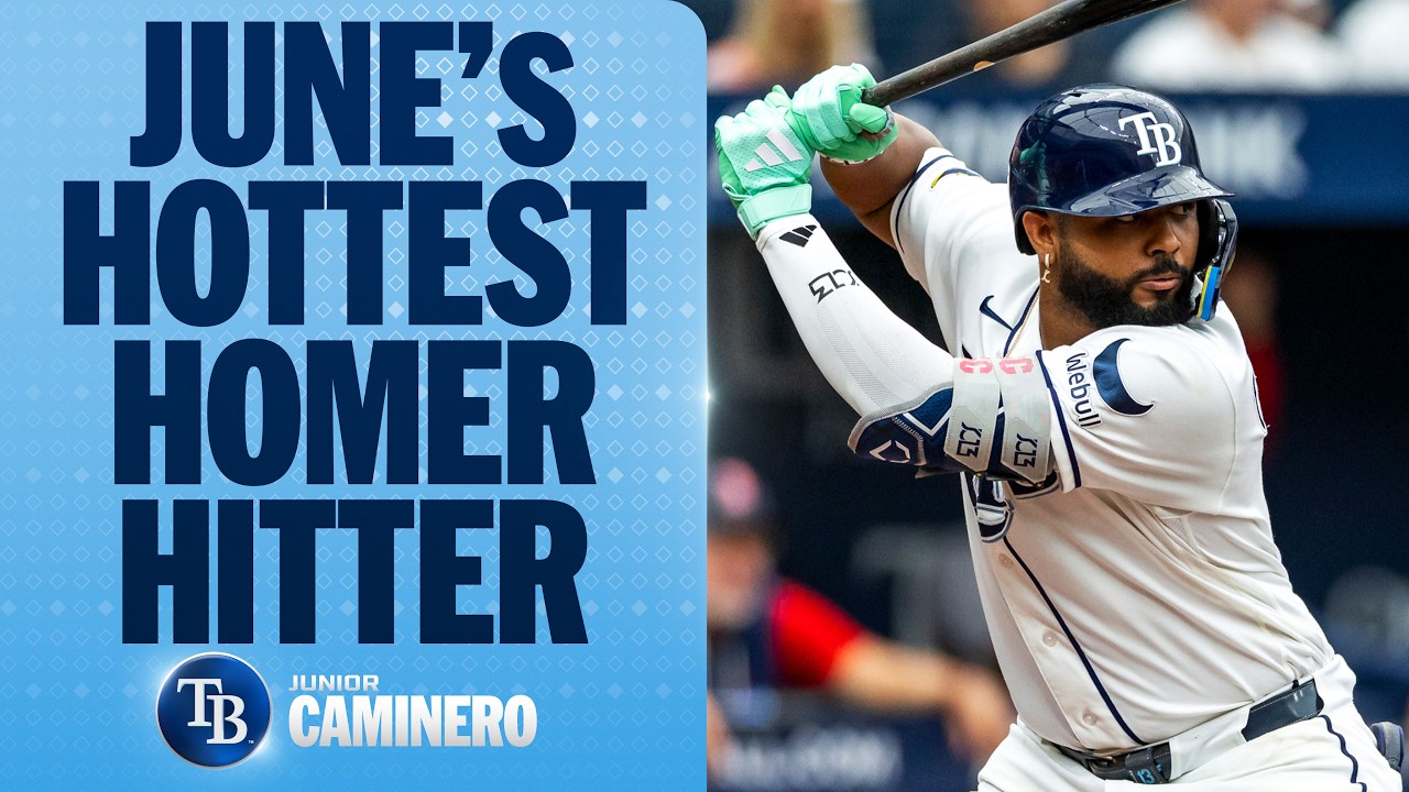1st Home Run Derby participant! Junior Caminero reacts to committing to the HR Derby and more💪