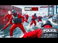 PARKOUR VS MONEY HEIST 6 BAD GUYS No ESCAPE POLICE Chase With No Limits Epic POV