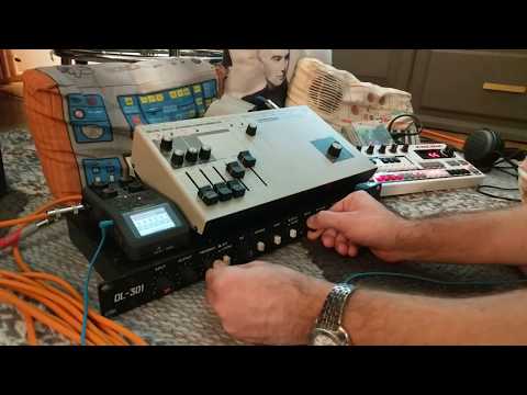 Roland CMU-800 through a Soviet DL-301 delay