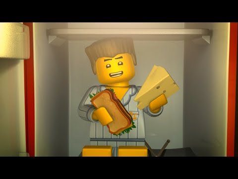 Ninjago: Zane In The Fridge Censorship Comparison