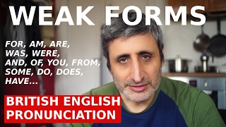 Natural English: weak forms