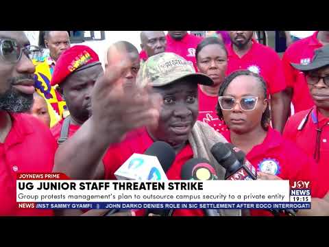 UG Junior Staff threaten strike over management’s plan to outsource campus security