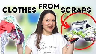 Sewing 5 MODERN garments from fabric leftovers!