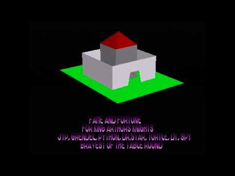 Byterapers The Beginning Demo - Narrative Story Amiga 3D Demo From 1990 - Demoscene 50 FPS