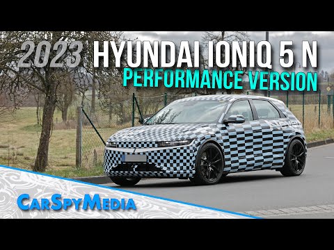 EVで世界的に注目を浴びたIONIQ 5の最新車両のスクープ動画