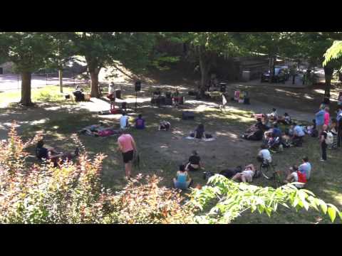 Gerty Farish in Ringer Park, Allston, MA, May 30, 2015