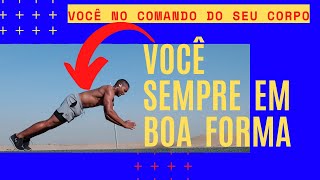 SEXTO VÍDEO   DESAFIO 30 DIAS FLEXÕES DE BRAÇO  VOCÊ NO COMANDO DO SEU CORPO