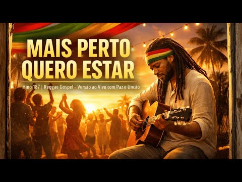 Miniatura do vídeo Mais Perto Quero Estar (Hino 187) | Harpa em Reggae