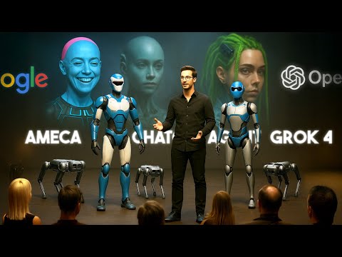 SCHOCKIERENDE KI Diesen Monat: OpenAI Agent, GROK 4, Neuer AMECA, Google OPAL, Unitree R1…