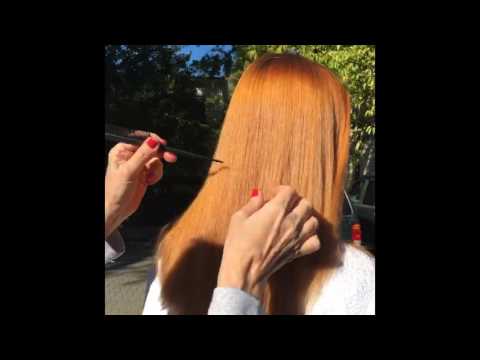 From Pale Blonde to Red:  Step One