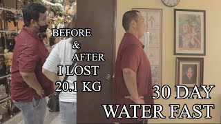 30 DAY WATER FAST! DAY BY DAY RESULT!