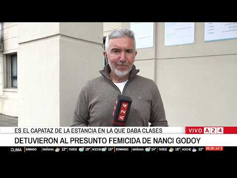🔴 DETUVIERON AL PRESUNTO FEMICIDA DE NANCY GODOY