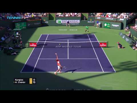 BNP Paribas Open 2017: Nick Kyrgios Hot Shot