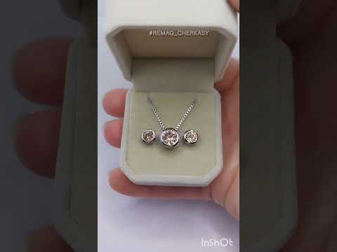 Подарок девушке серьги в стиле минимализм "Янтарный топаз в серебре" ювелирный сплав в бархатной коробочке - фото 1 - id-p2407362637