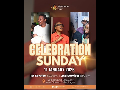 SUNDAY FIRST SERVICE || 11TH JANUARY 2026