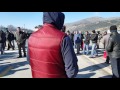Kozani Tv Η στιγμή του κλεισίματος της Εγνατίας Οδού