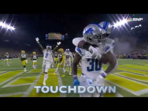 Jamaal Williams breaks Barry Sanders' franchise record for rushing TDs in a season