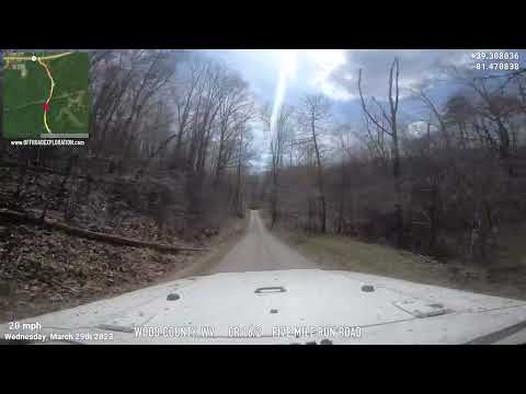 Wood County CR 16/2 North End (RT 2) Five Mile Run Road