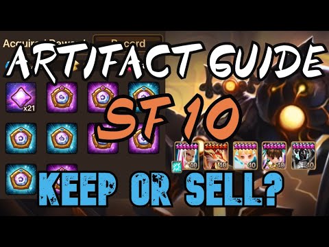 SUMMONERS WAR / ARTIFACTS GUIDE PART 1 STEEL FORTRESS SF 10