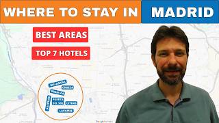 WHERE TO STAY IN MADRID | BEST AREAS | TOP 7 HOTELS IN MADRID