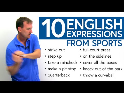 10個來自體育的常見英語表達方式 (10 Common English Expressions from Sports)